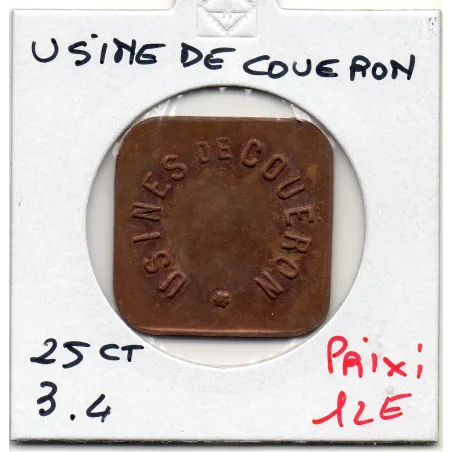 Coueron 25 centimes Usine, Sup