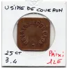 Coueron 25 centimes Usine, Sup
