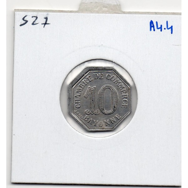 Bayonne 10 centimes 1920 Sup de la chambre de commerce