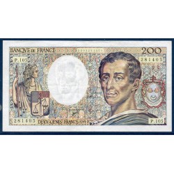 200 Francs Montesquieu TTB+ 1992 Billet de la banque de France