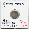 Maroc 1/2 Dirham 1317 AH -1900 TB, Lec 107 pièce de monnaie