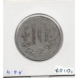 Algerie Chambre commerce Alger 10 centimes 1918 TTB+, Lec 138