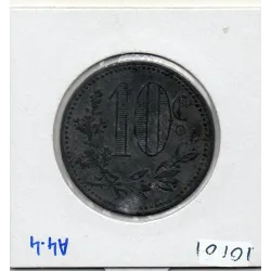 Algerie Chambre commerce Alger 10 centimes 1917 TTB, Lec 137 Zinc