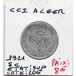 Algerie Chambre commerce Alger 5 centimes 1921 Sup, Lec 130