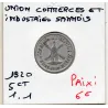 Sannois 5 centimes Union du commerce et de l'industrie, 1920 TTB