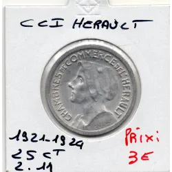 Herault 25 centimes 1921-1924 Sup de la chambre de commerce