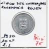 Rouen 10 centimes Ligue des commerçants rouennais, 1920 FDC