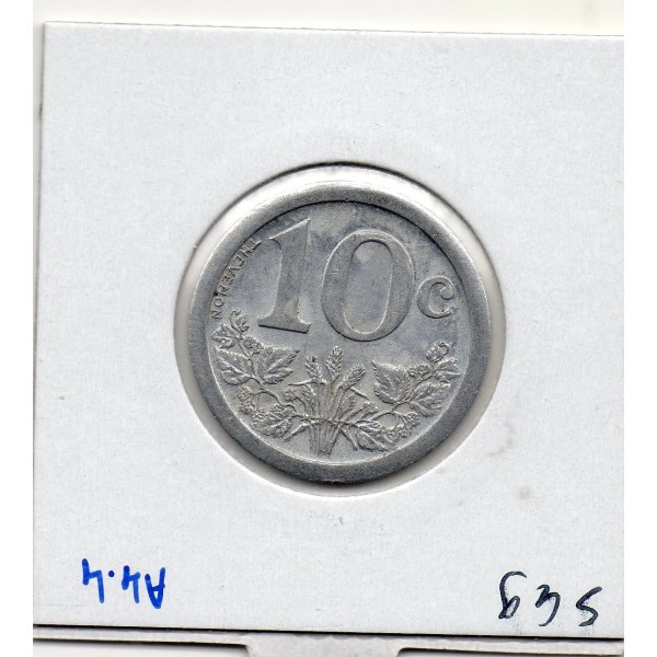 Fourmies et Trelon 10 centimes Union des commerçants, 1921 Spl