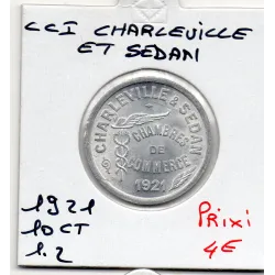 Charleville et Sedan 10 centimes 1921 Spl de la chambre de commerce