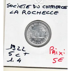 La Rochelle 5 centimes société du Commerce, 1922 Spl