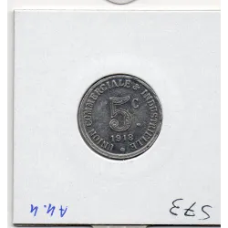 Annonay 5 centimes Union commerciale et industrielle, 1918 Sup