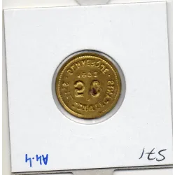 Dunkerque 5 centimes St des Commerçants, 1922 Sup laiton