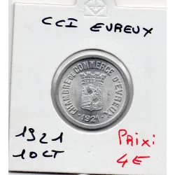 Evreux 10 centimes 1921 Spl de la chambre de commerce