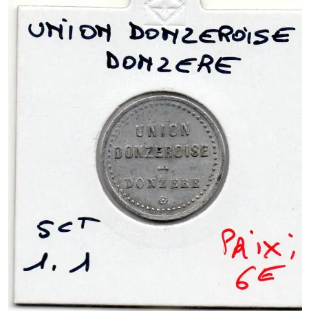 Donzere 5 centimes Union donzeroise Sup+