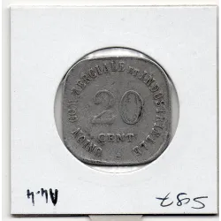 Alais et la Camargue 5 centimes essai monetaire, 1908 Sup