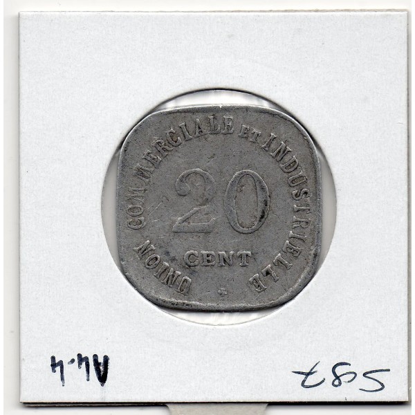 Alais et la Camargue 5 centimes essai monetaire, 1908 Sup