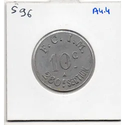 Salins-Les-Bains 10 centimes FCIM 260e Section, 1922 Sup