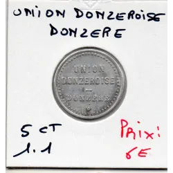 Donzere 5 centimes Union donzeroise Sup+