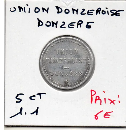 Donzere 5 centimes Union donzeroise Sup+