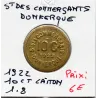 Dunkerque 10 centimes St des Commerçants, 1922 Sup laiton