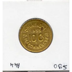 Dunkerque 10 centimes St des Commerçants, 1922 Sup laiton