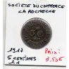 La Rochelle 5 centimes société du Commerce, 1917 TTB