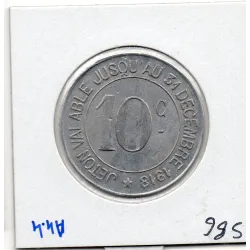 Carmaux 10 centimes Société des mines, 1916 Spl