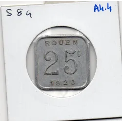 Rouen 25 centimes Ligue des commerçants rouennais, 1920 Sup