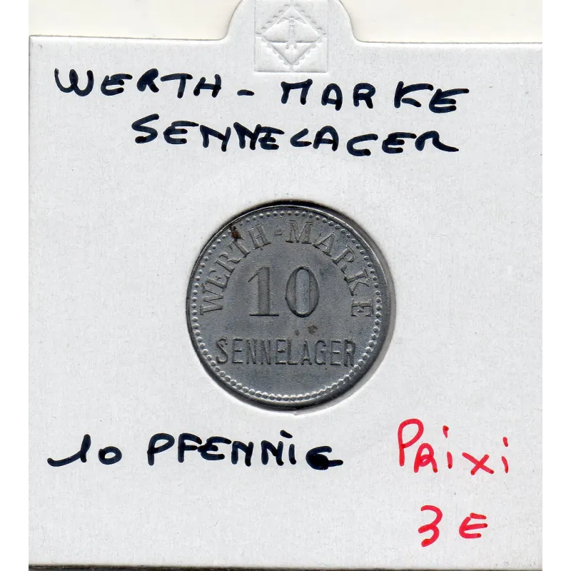 Allemagne Jeton a consommer Werth-Marke 10 pfennig Allemagne Jeton a consommer Werth-Marke 10 pfennig