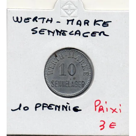 Allemagne Jeton a consommer Werth-Marke 10 pfennig