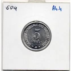 Perpignan 5 centimes chambre syndicale des commercants, 1921 Spl