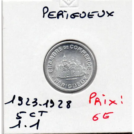 Narbonne 5 centimes 1923-1928 FDC de la chambre de commerce