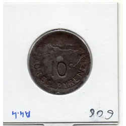 Tarbes 10 centimes Ville, 1917 Sup