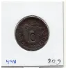 Tarbes 10 centimes Ville, 1917 Sup
