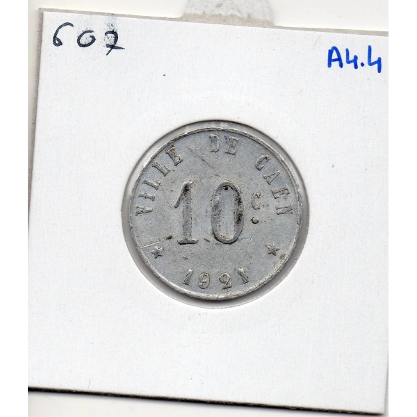 Caen 10 centimes union commerciale et industrielle, 1921 Sup