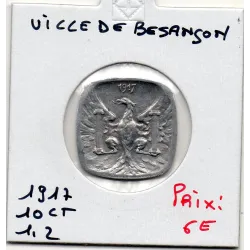 Besançon 10 centimes Ville, 1917 Spl