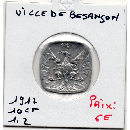 Besançon 10 centimes Ville, 1917 Spl