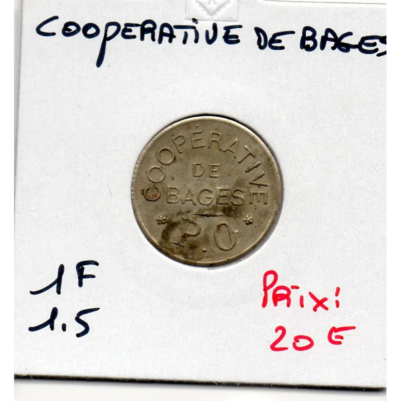 Bages 1 franc Coopérative, Sup Bages 1 franc Coopérative, Sup