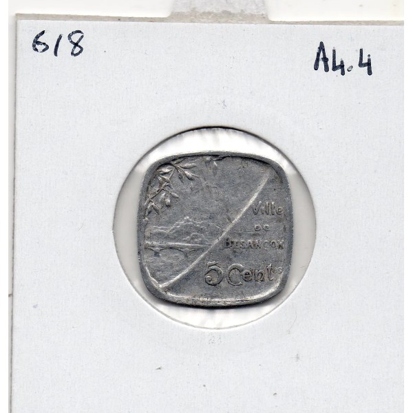 Besançon 5 centimes Ville, 1917 Sup