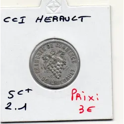 Herault 5 centimes ND Sup de la chambre de commerce