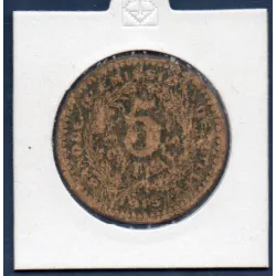 Bon Banque d'émission Lille 5 centimes, B-, 1915 Pirot 59-3058 Billet