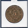Bon Banque d'émission Lille 5 centimes, B-, 1915 Pirot 59-3058 Billet