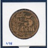 Bon Banque d'émission Lille 5 centimes, B-, 1915 Pirot 59-3058 Billet