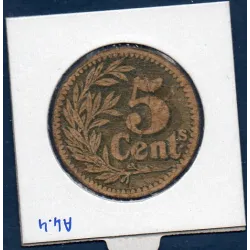 Bon Banque d'émission Lille 5 centimes, TB, 1915 Pirot 59-3058 Billet