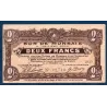 Bon ville Roubaix et Tourcoing 2 francs, TTB, 15.12.1917 Pirot 59-2213 Billet