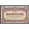 Bon ville Roubaix et Tourcoing 10 francs, TTB, 27.3.1917 Pirot 59-2142 Billet