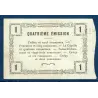 Bon régional Nord, Aisne et Oise (Fourmies) 1 franc, TTB, 12.12.1917 Pirot 59-1133 Billet