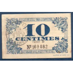 Bon ville Arrondissement Valenciennes 20 centimes, B, 9.1914 Pirot 59-2538 Billet
