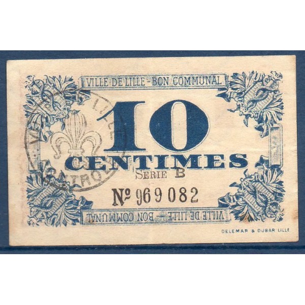 Bon ville Arrondissement Valenciennes 20 centimes, B, 9.1914 Pirot 59-2538 Billet