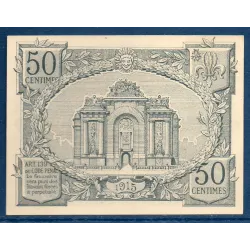 Bon Banque d'émission Lille 50 centimes, Neuf, 08.1915 Pirot 59-1599 Billet